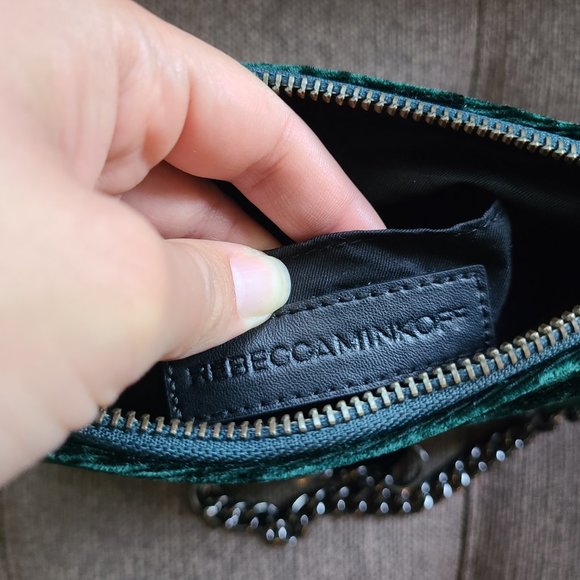 Rebecca Minkoff New York - Green Velvet Bag - Picture 3 of 3